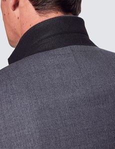 Men’s Grey Birdseye Plain 3 Piece Slim Fit Suit-preview8