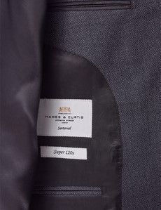 Men’s Grey Birdseye Plain 3 Piece Slim Fit Suit-preview10