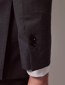 Dark Grey Crepe Slim Suit-preview7