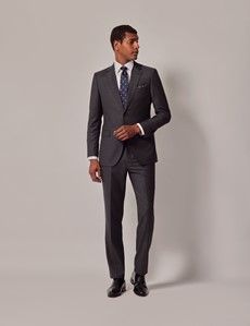 Charcoal Herringbone Slim Suit-preview10