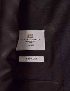 Slim Fit Charcoal Herringbone Suit-preview4