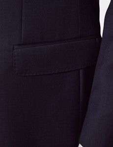 Slim Fit Navy Sharkskin Suit Jacket-preview2