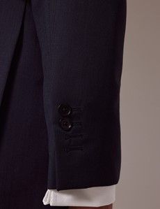 Navy Sharkskin Slim Suit-preview6