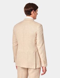 Slim Fit Beige Suit