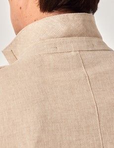 Slim Fit Beige Suit