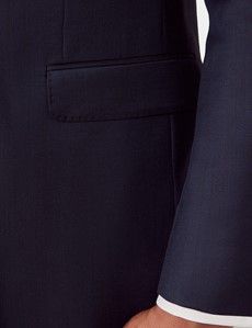 Slim Fit Deep Navy Sharkskin Suit-preview3