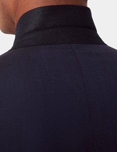 Slim Fit Deep Navy Sharkskin Suit-preview6