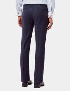Slim Fit Deep Navy Sharkskin Suit-preview10