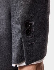 Tailored Fit Dark Grey Suit Jacket