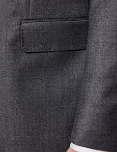Tailored Fit Dark Grey Suit