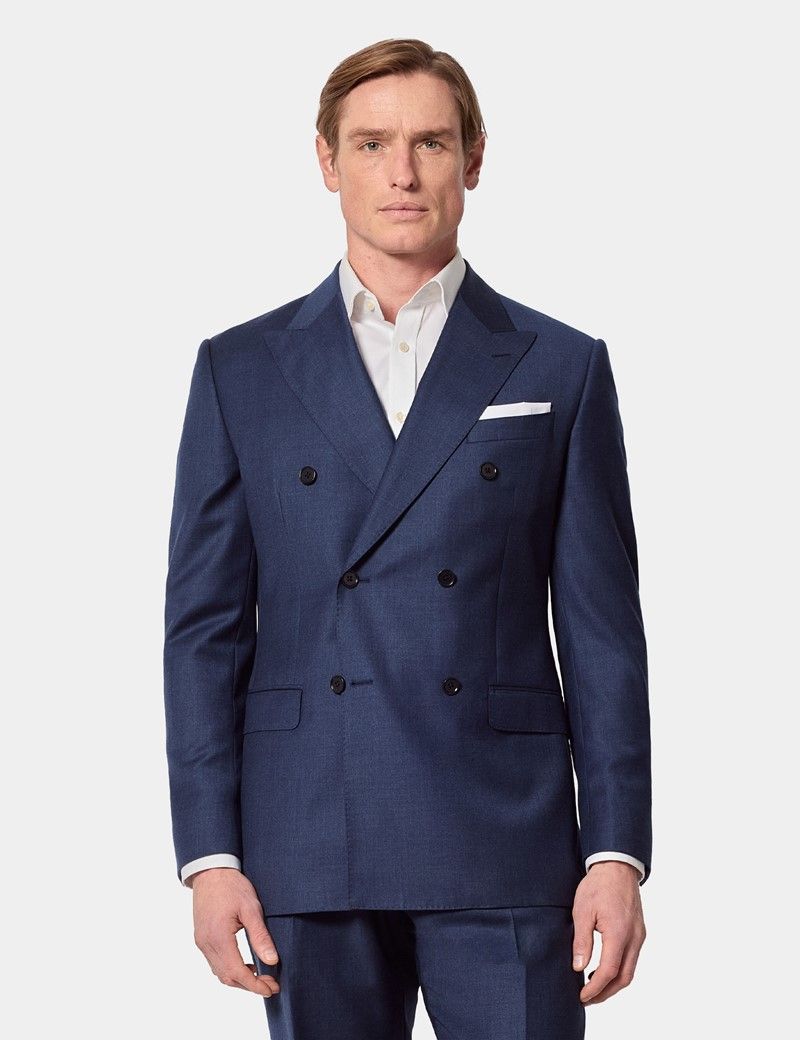 Tailored Fit Dark Blue Suit Jacket