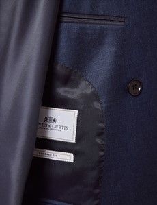 Tailored Fit Dark Blue Suit Jacket