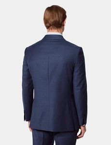 Tailored Fit Dark Blue Suit Jacket