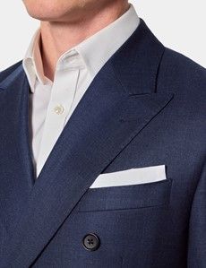 Tailored Fit Dark Blue Suit