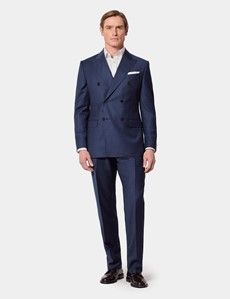 Tailored Fit Dark Blue Suit