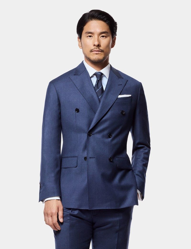 Tailored Fit Dark Blue Suit thumbnail 7
