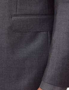 Slim Fit Dark Grey Suit Jacket