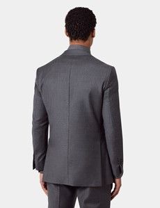 Slim Fit Dark Grey Suit Jacket