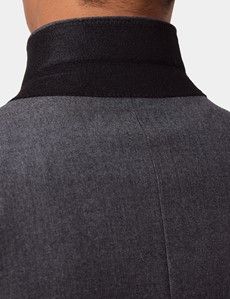Slim Fit Dark Grey Suit Jacket
