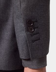 Slim Fit Dark Grey Suit Jacket