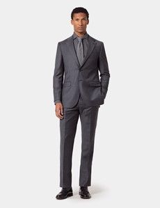 Slim Fit Dark Grey Suit
