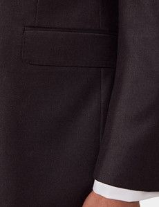 Slim Fit Brown Suit Jacket