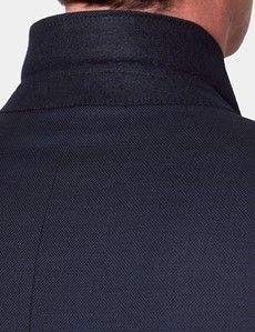 Slim Fit Navy Birdseye Suit
