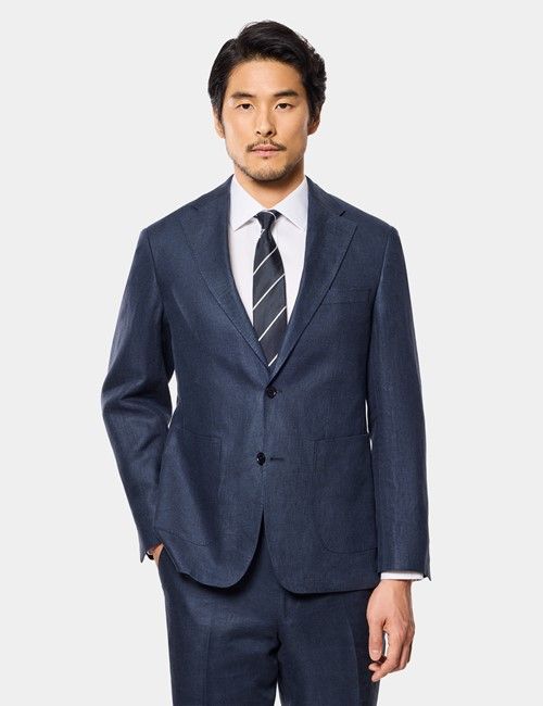 Slim Fit Cream & Purple Floral Diamond Weave Curtis Shirt