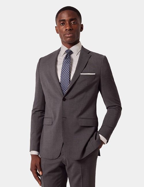 Slim Fit Dark Grey Suit