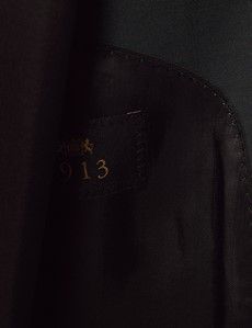Green Italian Wool-Mohair Tailored Fit Suit Jacket - 1913 Collection-preview3