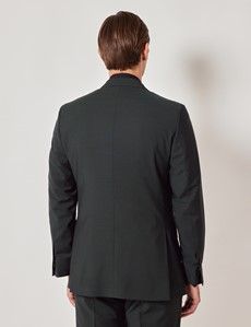 Green Italian Wool-Mohair Tailored Fit Suit Jacket - 1913 Collection-preview4