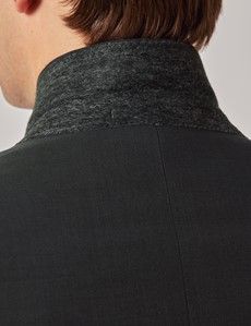 Green Italian Wool-Mohair Tailored Fit Suit Jacket - 1913 Collection-preview5