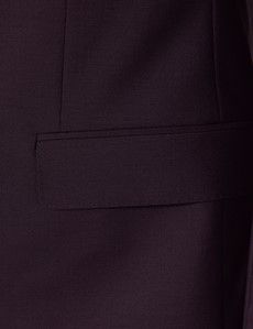 Blackberry Italian Wool-Mohair Tailored Fit Suit Jacket - 1913 Collection-preview2