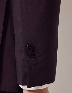 Blackberry Italian Wool-Mohair Tailored Fit Suit Jacket - 1913 Collection-preview6