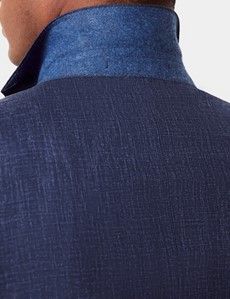 Tailored Fit Blue Semi Plain 1913 Suit-preview6