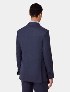 Slim Fit Dark Blue Crepe 1913 Suit Jacket-preview4