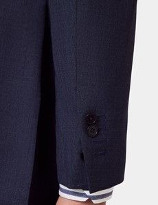 Slim Fit Dark Blue Crepe 1913 Suit Jacket-preview6