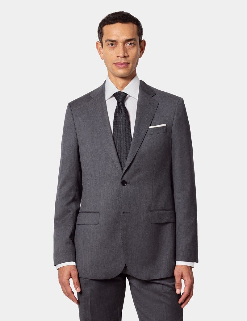 Slim Fit Grey Twill 1913 Suit Jacket thumbnail 7