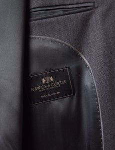 Slim Fit Grey Twill 1913 Suit Jacket