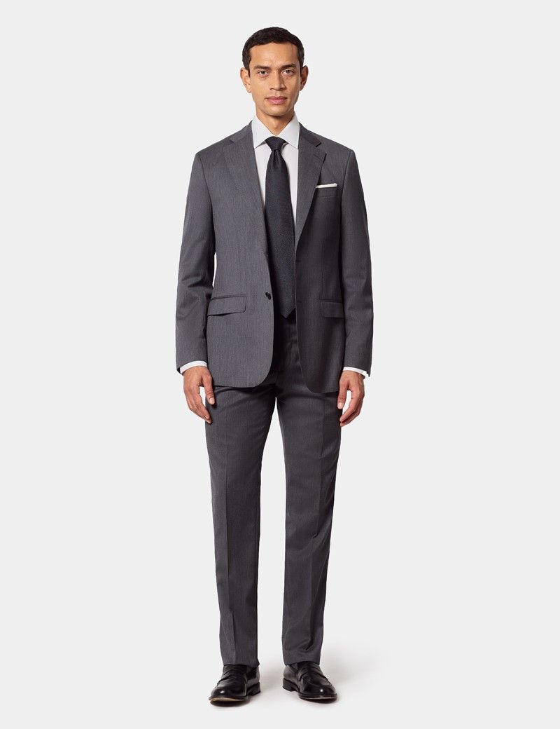 Slim Fit Grey Twill 1913 Suit Jacket thumbnail 6