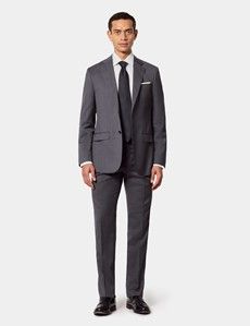 Slim Fit Grey Twill 1913 Suit