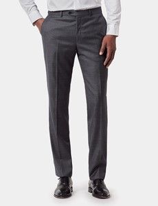 Tailored Fit Grey Semi Plain 1913 Suit