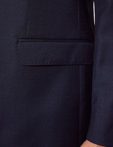 Tailored Fit Navy Semi Plain 1913 Suit