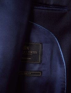Tailored Fit Navy Semi Plain 1913 Suit
