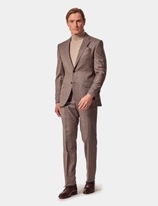 Tailored Fit Brown Plaid 1913 Suit-preview2
