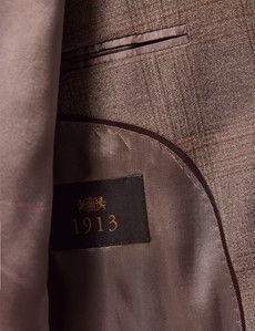 Tailored Fit Brown Plaid 1913 Suit-preview4