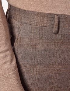 Tailored Fit Brown Plaid 1913 Suit-preview8