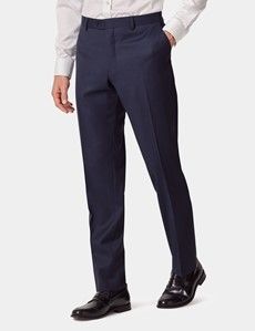 Tailored Fit Dark Blue Pinstripe Suit-preview9