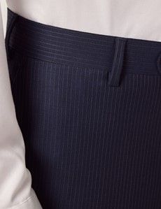 Tailored Fit Dark Blue Pinstripe Suit-preview10