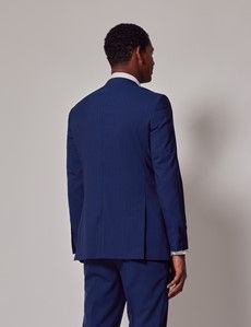 Indigo Stripe Slim Suit Jacket-preview6